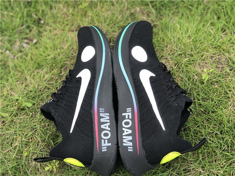 Off-White x Nike Zoom Fly Mercurial Flyknit Black(98% Authentic quality)
